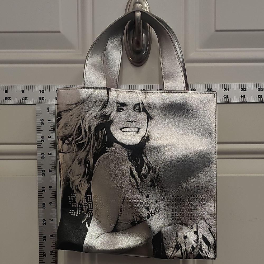 Victoria's Secret Silver Graphic Tote